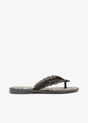 Melissa flip flop sandal Black D10200028 Ganni 
